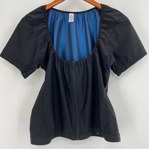 BodySuner Tops - Women's Sauna Shirt Sweat Top For Workout Athletic Compression Tee